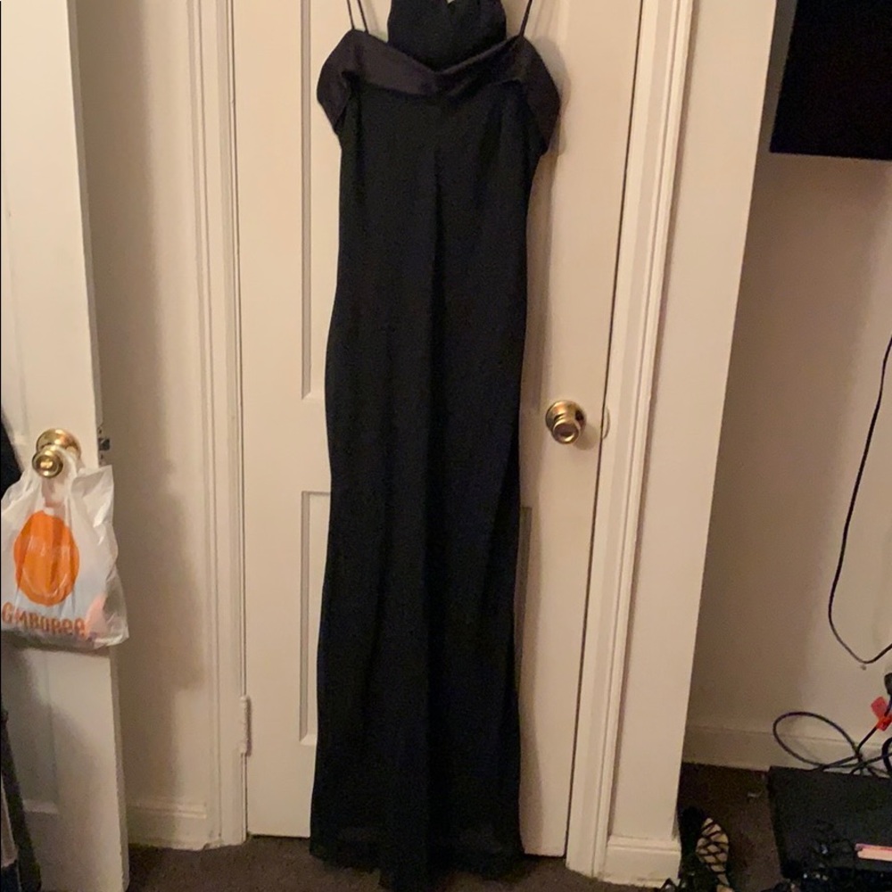 Black evening dress w/Shaw